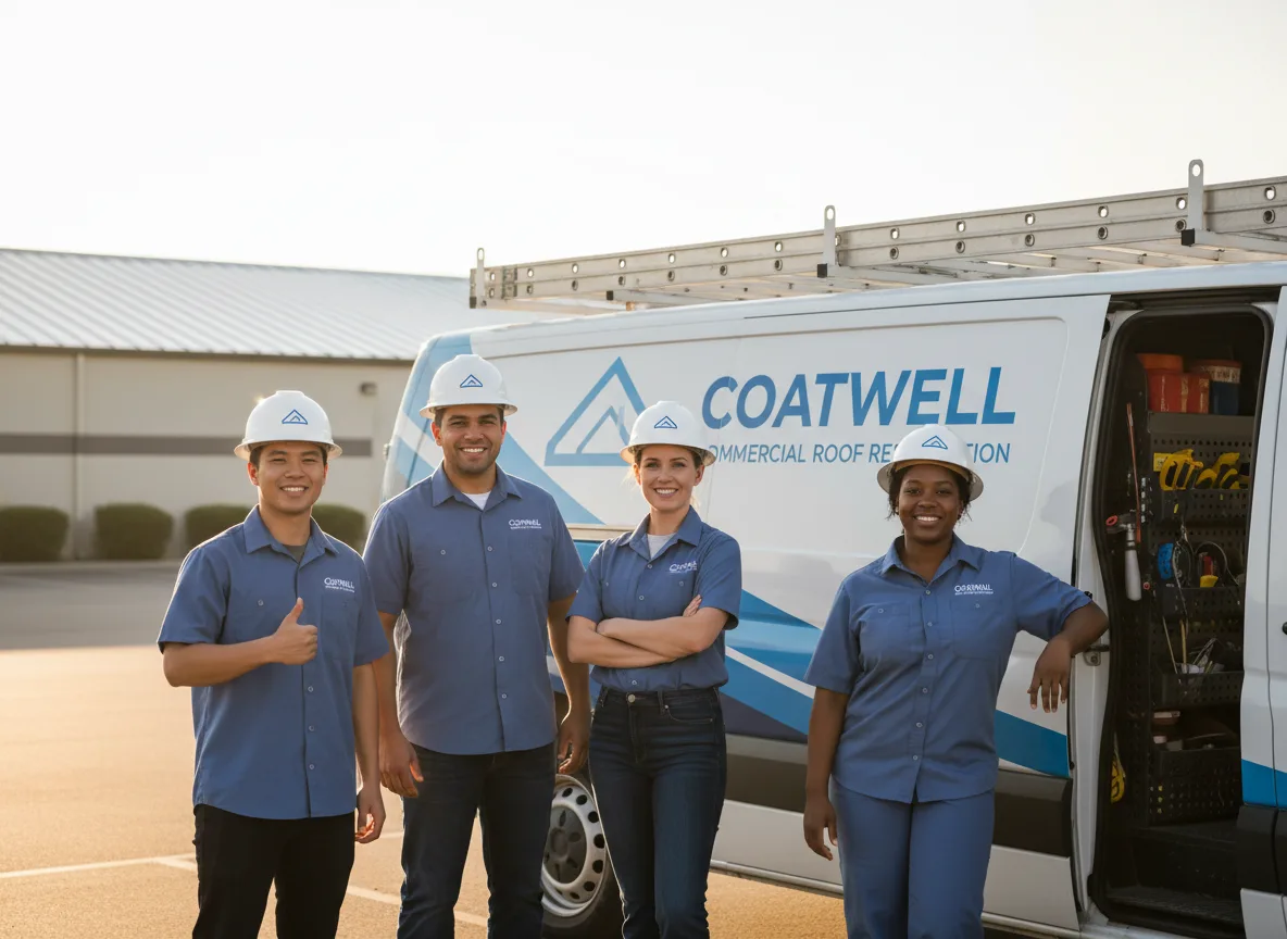 Commercial roof coating company in Ninnekah, OK
